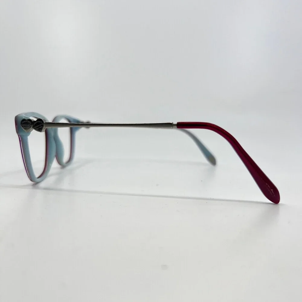 Tiffany & Co Eyeglass Frames Womens Burgundy Blue TF 2141 8167 Heart 50-16-140